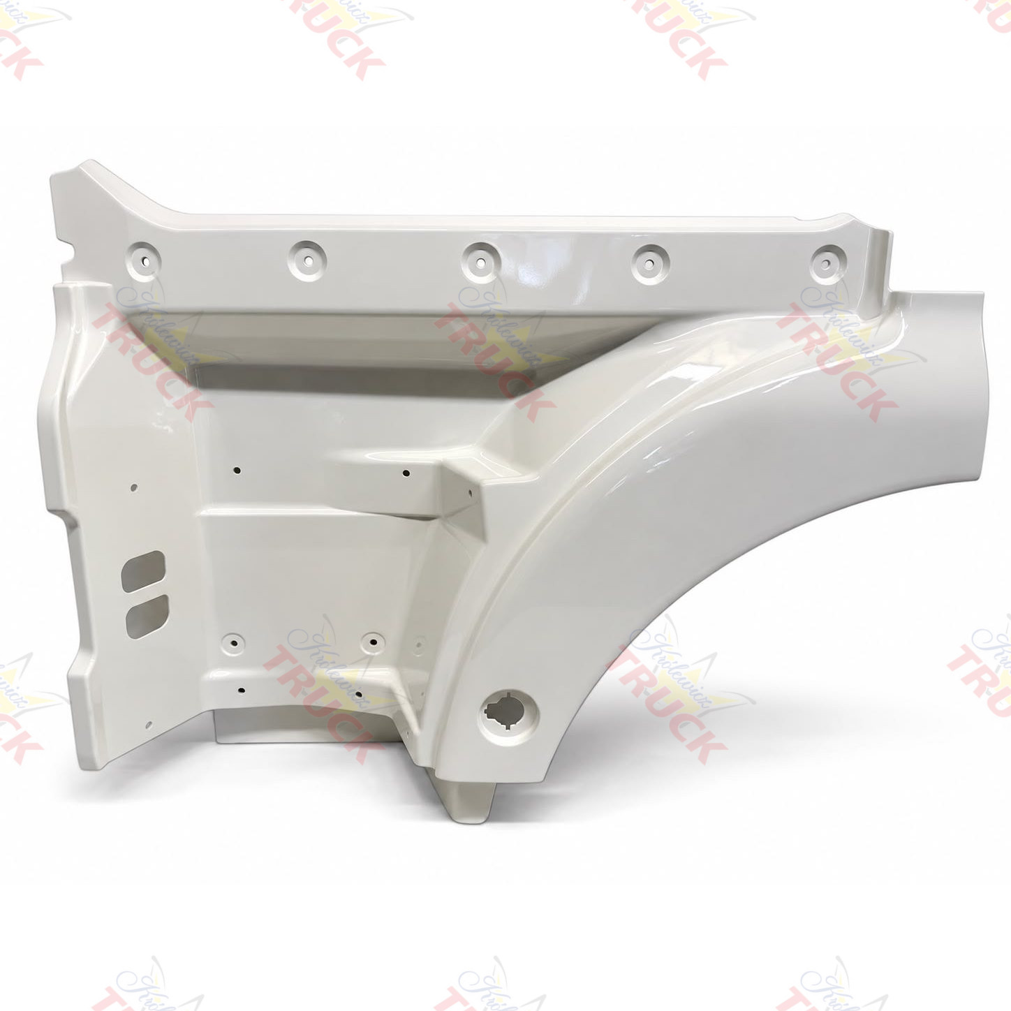 LEWA STOPNICA STOPIEŃ BŁOTNIK MAN TGX KOLOR RAL 9010, 81615100921 NR351
